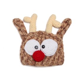 Baby Knitted Cute Hat Elk Hat Photo Prop for Baby Boys Girls