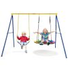 2-Pack Swing Set Swing Seat Replacement and Saucer Tree Swing