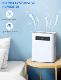 5L Evaporative Humidifiers for Bedroom;  No Mist Humidifiers for Baby