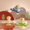 Car Toys Baby Flying Saucer Suction Cup Swing Fun Baby Bath Fun Spinning Top Children Play Wholesale of Tools