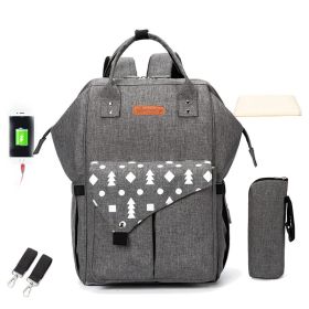 Waterproof Multifunctional Baoma backpack (Option: Grey-One Size)