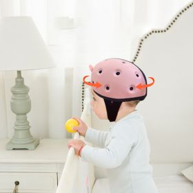 Child Safety Helmet Headgear (Option: Light Pink)