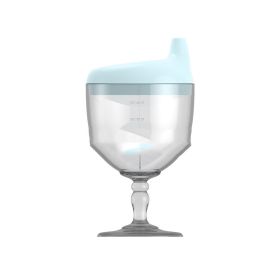 Baby Plastic Goblet, Children'S Wine Cup, Juice Cup, Children'S Milk Cup (Option: Blue-150ml)