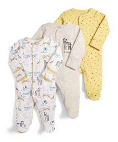 Baby Cotton-Wrapped Foot One-Piece Romper,Long-Sleeved Romper, Foot-Wrapped Climbing Suit (Option: as shown-G-0or3M)