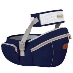 Baby Sling Waist Stool Front Holding Type Front And Rear Dual Purpose Baby Breathable (Option: Navy B)