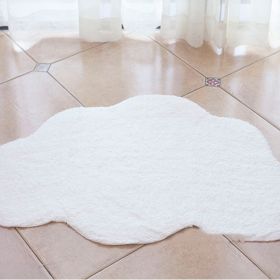 Ins Nordic Cute Cloud Carpet Floor Mat Baby Game Crawling Mat Anti-Fall Mat Home Soft Carpet Floor Mat (Color: White)