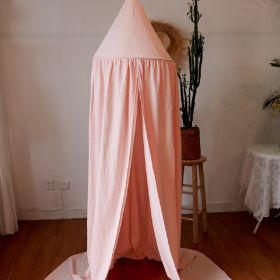 Single Door Baby Dome Hanging Children'S Tent Game Room Bed Net Bed Curtain Mosquito Net (Option: Lotus root pink-33.0 cm X 27.0 cm X 7.0 cm)