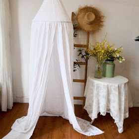 Single Door Baby Dome Hanging Children'S Tent Game Room Bed Net Bed Curtain Mosquito Net (Option: White-33.0 cm X 27.0 cm X 7.0 cm)