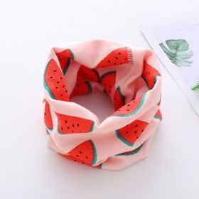 Baby Neck Scarf For Boys And Girls (Option: Watermelon)