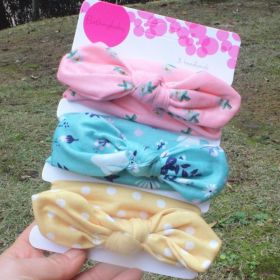 Headband Children's Hairband Printed Headwear (Option: A45)