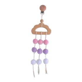 Baby Wool Ball Toy Molar Teether (Color: Purple)