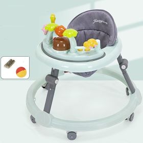 Baby Walker Multi-functional Anti-O-leg Anti-rollover For Boys And Girls (Option: Green-3Style)