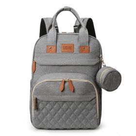 Large Capacity Mother And Baby Bag (Option: Gray-30X16X41cm)