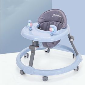 Baby Walker Multi-functional Anti-O-leg Anti-rollover For Boys And Girls (Option: Blue-2Style)