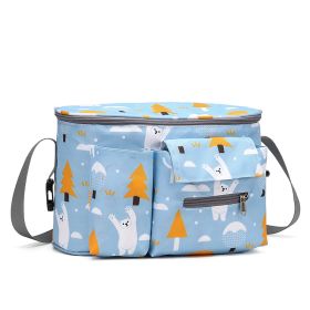 Stroller Saddlebag Multi-functional Out Storage Bag (Option: Swing Bear)