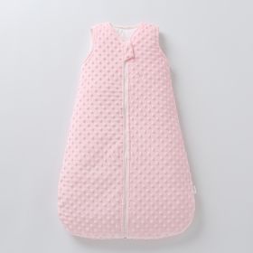 Baby Autumn And Winter Sleeping Bags Quilted Thick Warm Vest Sleeping Bag (Option: Light Pink Vest-Free Size 0 September)