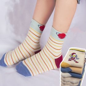 Winter Warm Boys And Girls Middle-aged Baby Socks (Option: Style4-3to5 years)