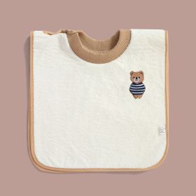 Child Wash Towel Baby Embroidery Bib (Option: Social Brother Bear)