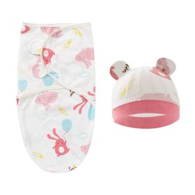 Newborn Swaddle Sleeping Bag Baby Spring Silkworm (Option: Color1)