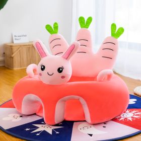 Sofa Backrest Anti-fall Household Children's Dining Chair (Option: Pink Rabbit School Seat)