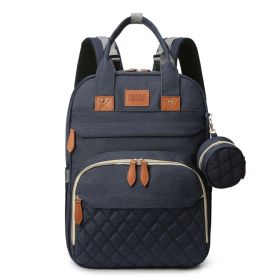 Large Capacity Mother And Baby Bag (Option: Dark Blue-30X16X41cm)