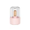 1pc Portable Small Cool Mist Humidifiers 120ML - USB Desktop Humidifier For Plants; Office; Car; Baby Room With Creative Simulation Candlelight Aromat