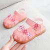 Summer Baby Sandals for Girls Cherry Closed Toe Toddler Infant Kids Princess Walkers Baby Little Girls Shoes Sandals Size 15-30