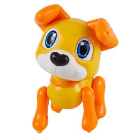 Electric Toy Smart Toy Dog; Baby Early Education Robot Dog; Singing Touch Toy Dog Head And Tail Swing; Can Follow And Avoid Obstacles (Color: Yellow)