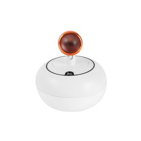 2 In 1 Sunset Lamp Humidifier Creative Competitive Price Portable Mini Ultrasonic USB Sunset Lamp Air Humidifier (Color: White)