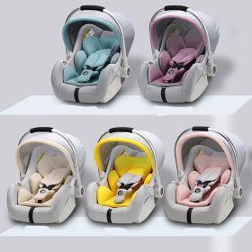 Baby Car With Car Foldable Safety Seat Basket Portable Car Cradle (Option: Basket sunshine)