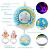 Baby Musical Crib Bed Bell Rotating Mobile Star Projection Nursery Light Baby Rattle Toy