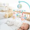 Baby Musical Crib Bed Bell Rotating Mobile Star Projection Nursery Light Baby Rattle Toy