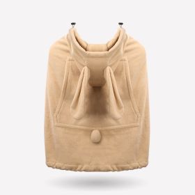 Children's Multi-functional Cartoon Strap Cape (Color: Khaki)