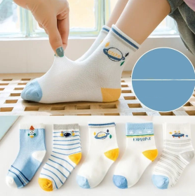 Winter Warm Boys And Girls Middle-aged Baby Socks (Option: Style18-9to12 years)