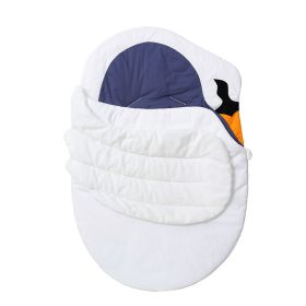 Autumn And Winter All Cotton Cartoon Baby Warm Sleeping Bag (Option: Swan-0 18 Months)