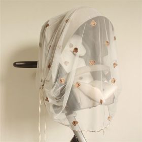 Full Baby Stroller Summer Mosquito Cover (Option: Bear head)