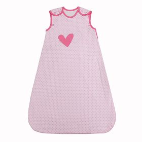 Baby Sleeveless Sleeping Bag Thin (Option: Heart-75to105cm)